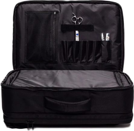 Barber Backpack inside black interior