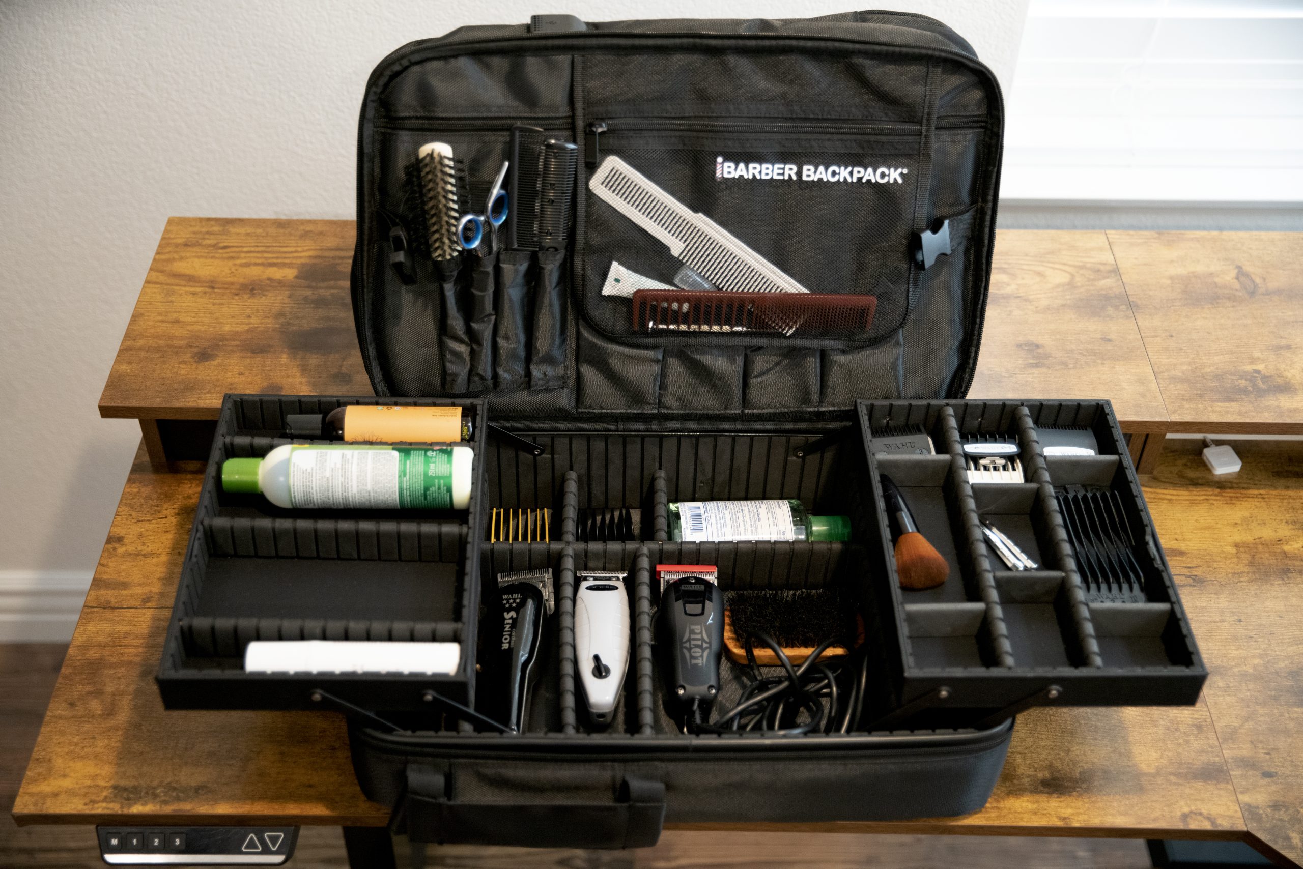 Barber Supplies Bag Organizer For Clippers And Supplies, Portable