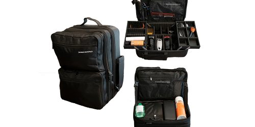 compact all in one barber backpack for hairstylits and groomers