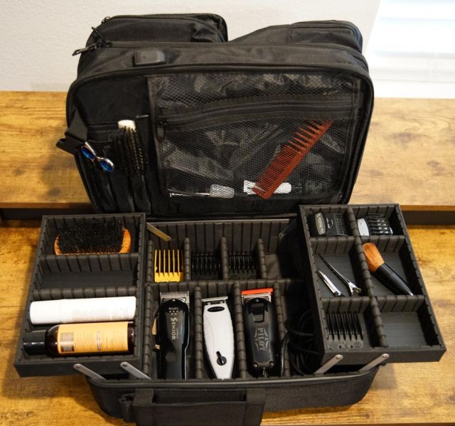 Barber Bag Travel Storage Bag Barber Accessories Cosmetology Supplies Salon  Tools Organizer Hair | Fruugo AE